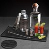 4 Portavasos para Mesa+2 Tapete para Barra de Bar, Alfombrilla