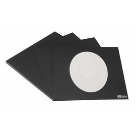 Targets *High Speed Target* | 26 x 26 cm | Cardboard 250 g/m² | Especially for Dynamic Shooting | Oval Hit Zones for Fastest Possible Hits (Pack of 100)