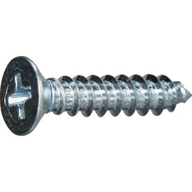 Trusco Nakayama Y834-0308 Countersunk Head Tapping Screws, Type A, Unichrome, M3 x 8, Pack of 50, Small Pack