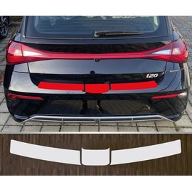 Compatible with Hyundai i20 from 2023, Perfect Fit Paint Protection Film, Bumper Protection, Transparent