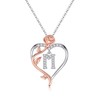 Yesteel Heart Initial Necklaces for Women Teen Girls, Letter Initial