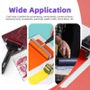 Swpeet 2 Pack Black Rubber Roller, Brayer Roller, Hard Rubber,