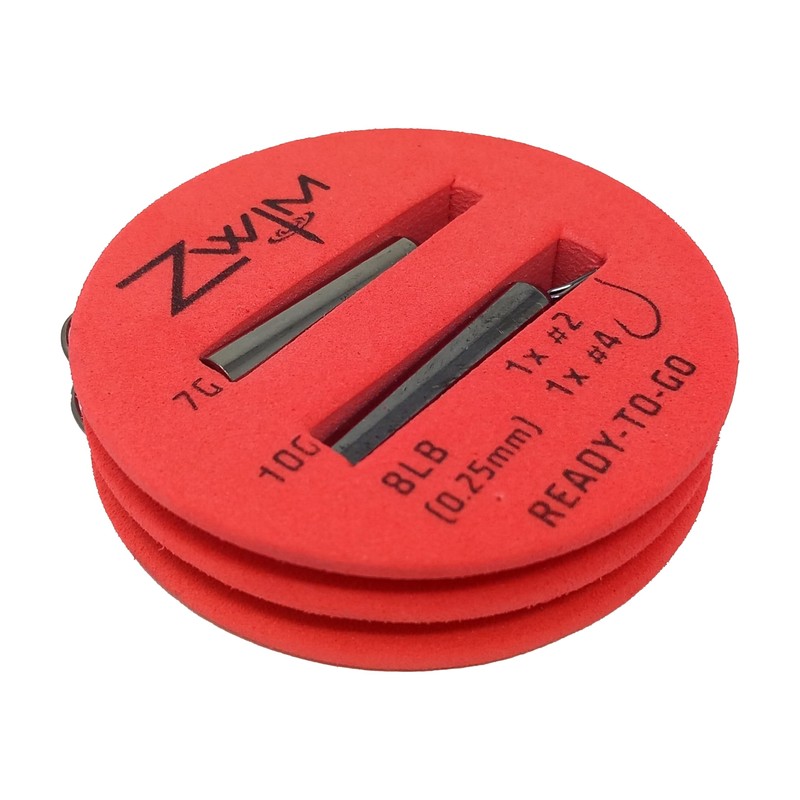 ZWIM ZWIM Dropshot Lures & Ready Rigs Set, 6 Soft