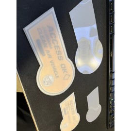 2022-24 California Carpool HOV Sticker Paint Protection Film underlay Precut PPF