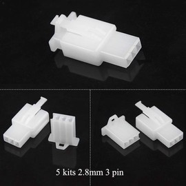 WMYCONGCONG 400pcs 2.8mm 2 3 4 6 9 Pin Automotive Electrical Wires Connector Pin Header Crimp Wire Terminals and 25 Kits 4mm Car Motorcycle Bullet Terminal Wire Connector