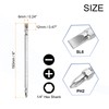 sourcing map Magnetic Double Ended Screwdriver Bit 6mm PH2/SL6 6"/150mm
