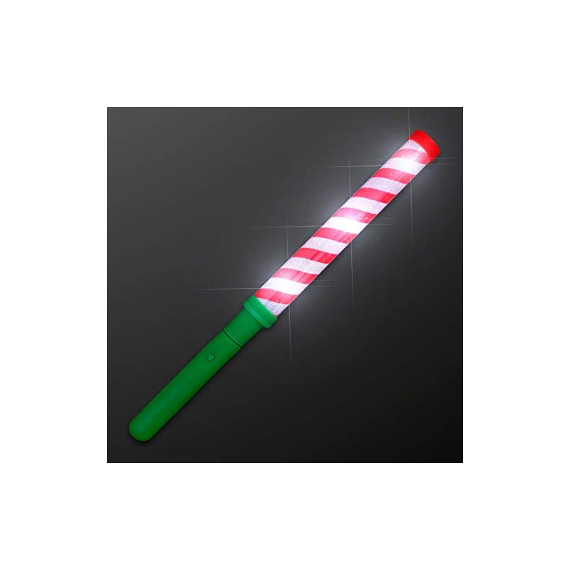 FlashingBlinkyLights Candy Cane Baton Light Up Wand