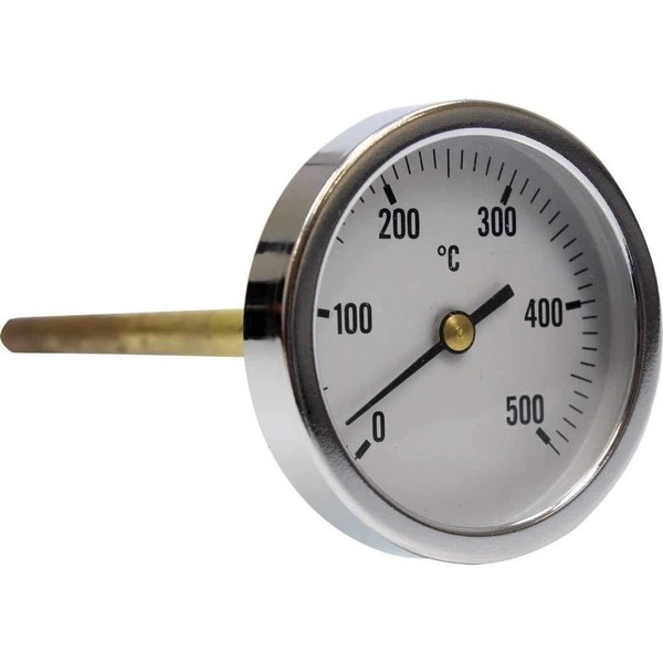 TERMOMED Stove Thermometer for Wood Burning Burners, Scale from 0