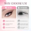 New 90° rotatable winged eyeliner stamp, Double Head wing stamp,gel