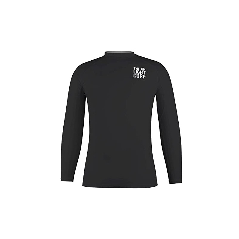 Light Unisex Sup Rashguard Men's Rash Guard Shirt, black