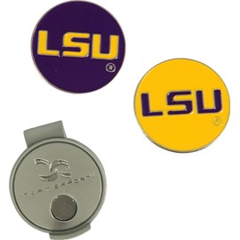 Team Effort LSU Tigers Hat Clip & 2 Ball Markers