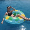 Ins Trendy Adult Pineapple Inflatable Swimming Ring - Thick PVC, 104cm Ring 2ea