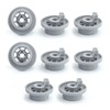 8Pcs Dishwasher Basket Wheels, 165314 Lower Basket Wheel Replacement for