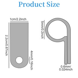 132 Sets Black R Cable Clips, Nylon Cable Holder, R-shaped Cable Clamps with Screws, Plastic Wire Clamps for Wires, Cables, Lines and Cable Duct Kit (Black)