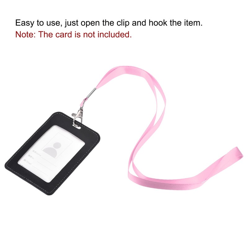 sourcing map Neck Lanyards, Flat Strap Lanyard Swivel Hook Clip