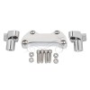Unbranded Chrome 2" Risers 1" Handlebar Clamp For Harley Softail