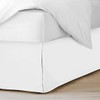 BLC White Queen Bed Skirt, 14 Inch Tailored Drop, Premium