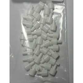 60 white short Battleship Pegs replacements, 2011