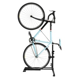 Bike Stand,Vertical Bike Rack Bicycle Floor Stand for Garage Storage, Indoor ,Outdoor and Apartment Space-Saving Rack with Adjustable Upright Design