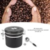 Airtight Coffee Canister 1.2L 304 Stainless Steel Coffee Bean Storage