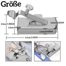 Filltown Magnetic Seam Guide for Sewing Machines, Sewing Accessories, Sewing Machine Accessories, Magnetic Seam Guide, Multifunctional Hem Guide for Sewing Machines, Flapper Accessories, Universal