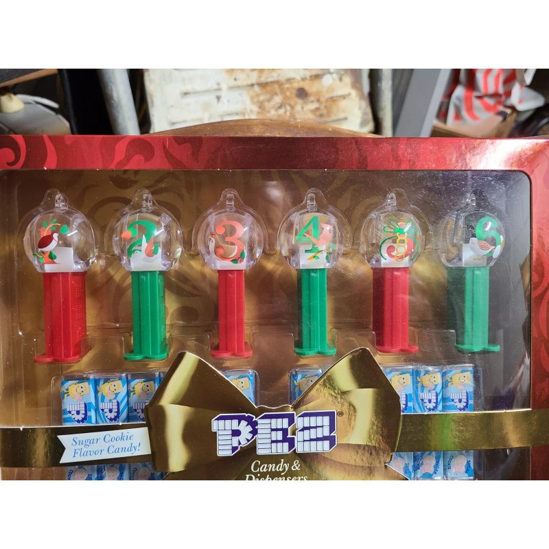 Pez Dispenser 12 Days of Christmas Xmas Ornaments Candy Sugar