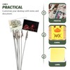 VILLCASE 8-Branch Photo Tree Card Holder, Silver Desktop Picture Display