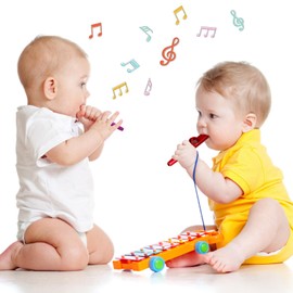 Kazoos of 12 Pack, Multipack Metal Kazoo Musical kazoo Instrument with 12 Flute Membranes Good Companion for Children Kids & Music Lover Beginners