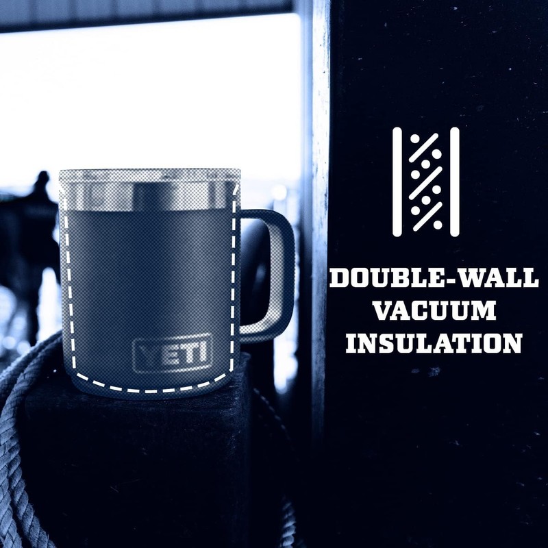 YETI YETI Rambler Mug, Vacuum Insulated Stainless Steel Stackable Mug