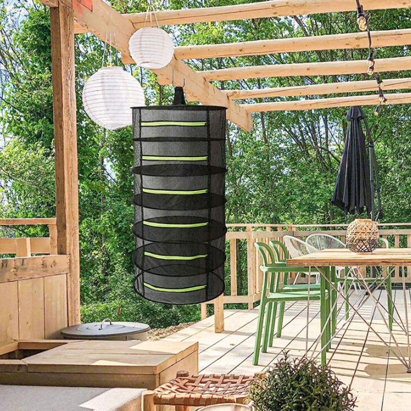ROSYLEVE Drying Net Herbs 6-Layer Herb Dryer Hanging with S-shaped