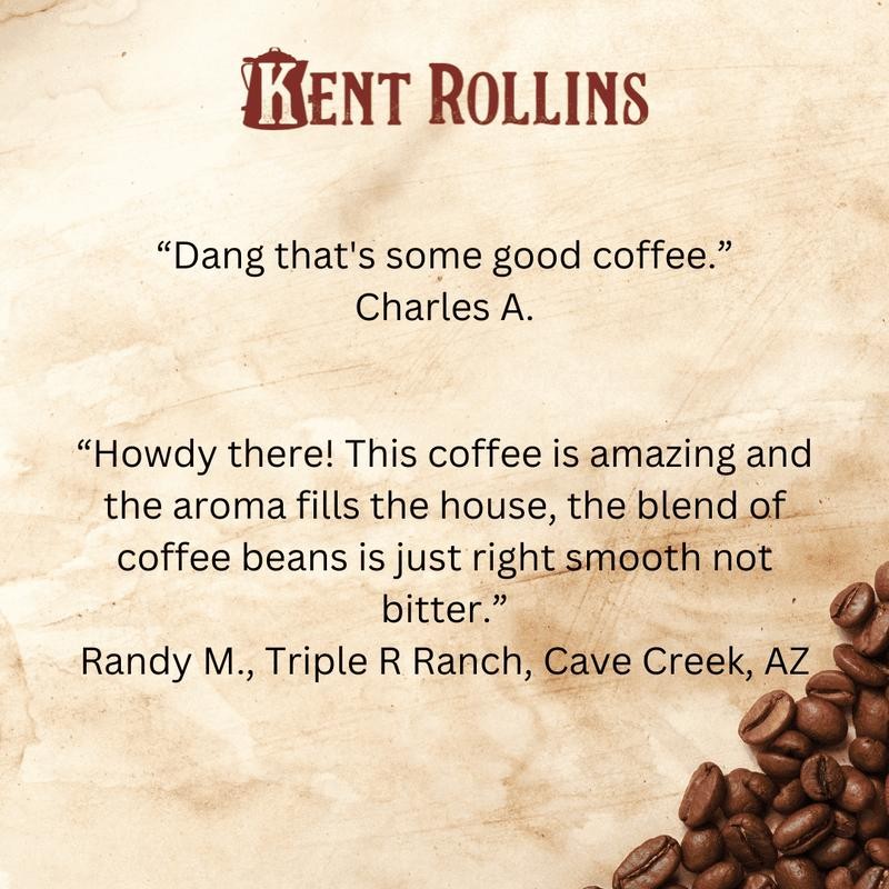 Cowboy Coffee - Smooth Medium Roast in Whole Bean or