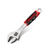 WISEUP Adjustable Spanner Adjustable Cr-V Forged Large Opening Wrench, TPR