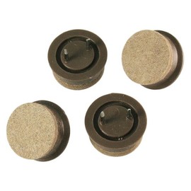 High Logic A-205 Hammered Felt, 1.0 inch (25 mm) Round, Brown
