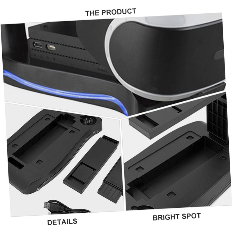 COLLBATH Vr Controller Base Charging Bracket Vr Glasses Stand Charging