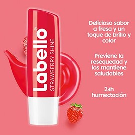 LABELLO Bálsamo Labial Humectante Fps 15 Med Repair, color Med, 4.8 gram, pack ofpaquete de  Fresa, color Fresa, 4.8 gram, pack ofpaquete de          