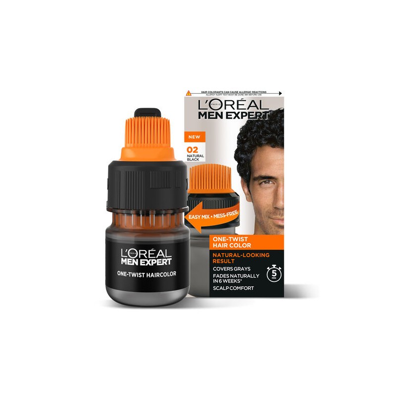 L'Oreal Men Expert Semi Permanent Hair Colour 02 Natural Black