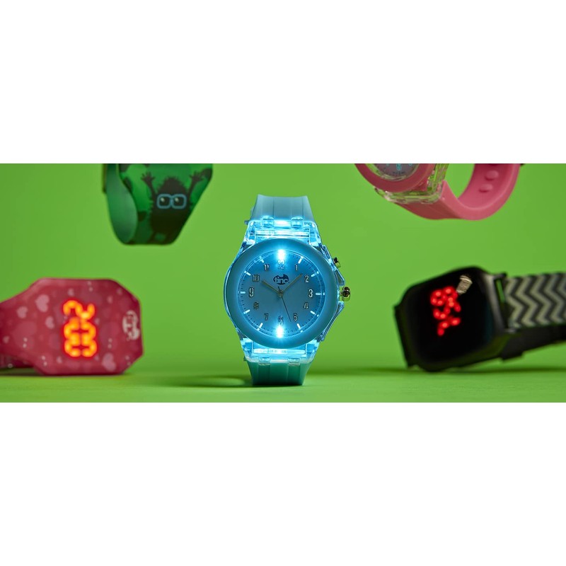 Tinc Boogie LED Flashing Analogue Watch BOOWATBL, Blue