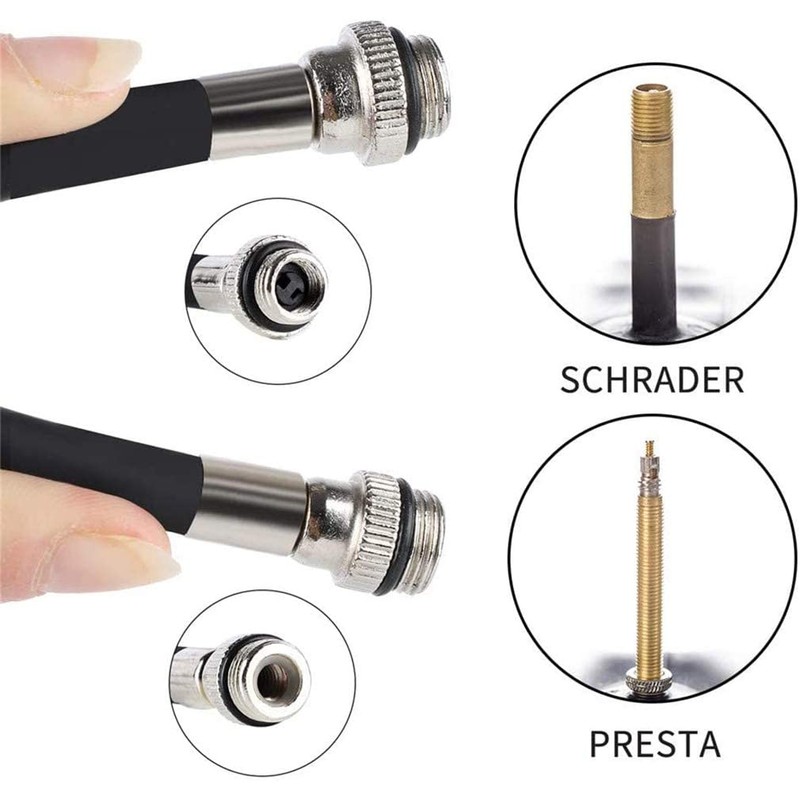 Bicycle Pump 100 PSI Portable Alloy Mini Bicycle Tyre Pump