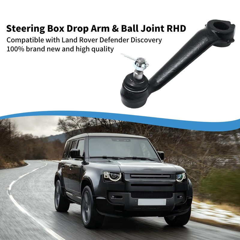 Hoypeyfiy QFW000020 Right Steering Box Drop Arm and Ball Joint