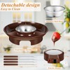 Lallisa Electric Fondue Pot Set, Chocolate Fondue Kit, Electric Fondue