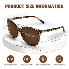 YUKANG Progressive Multifocal Sunglasses for Women Men, Multifocus Sun Readers Outdoor Reading Sunglasses Women's with UV400 Tortoise 2.0