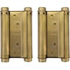 4Inch (100mm) Golden Double Action Stainless Steel Door Hinges Saloon