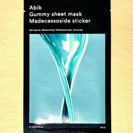 Abib 아비브 껌딱지 시트 마스크 마데카소사이드 스티커 10매 Abib Gum Ddakji Sheet Mask Madecassoside Sticker 10 Sheets