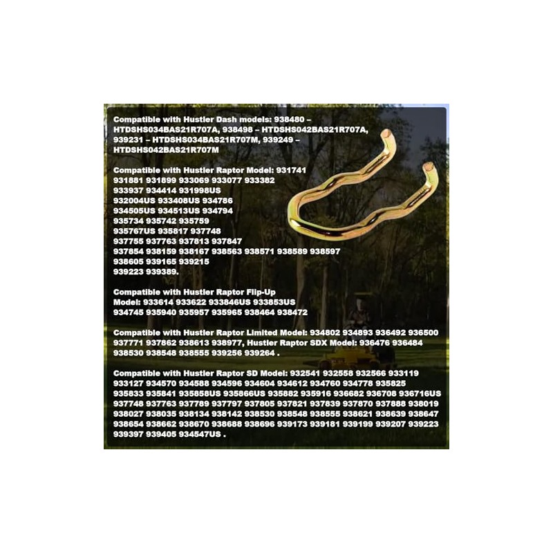 SuperDi Living House Replaces 604110 Hustler Raptor 42" 52" for