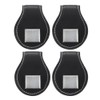 4PCS PU Leather Portable Compact Accurate Size Billiard Chalk Clip