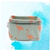 KOMBIUDA 3pcs Cotton Linen Storage Basket Handles for Desktop Organization