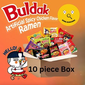 [10 Pack Box] Samyang Buldak Chicken Ramen 10 Flavor Combo Variety