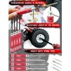 RC Tool Kit Screwdriver Set (Flat, Phillips, Hex) Metal Holder,