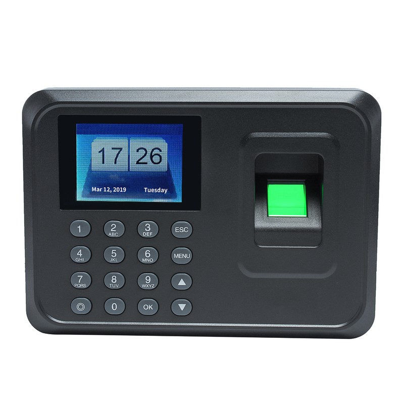 Intelligent Biometric Fingerprint Password Attendance Machine Employee Checking-in Recorder 2.4