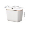 Wall Trash Can | Over The Door Trash Can with